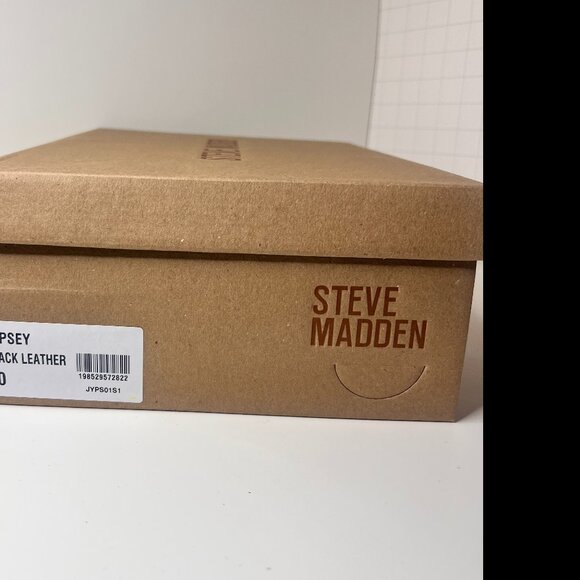 Steve Madden Black Strappy Stiletto Heels – Women’s Size 10 – Ankle Strap Sandal - Picture 4 of 14